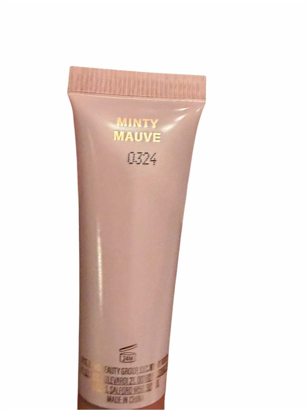 Mally‎ XO Stay Chill High Shine Cooling Lip Gloss MINTY MAUVE .35 oz NEW